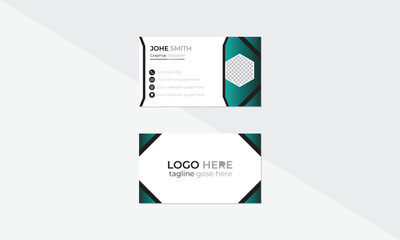 modern business card template professional business card design