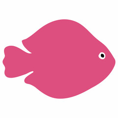 Sea fish for advertising banner design.