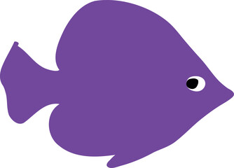 Sea fish for advertising banner design.