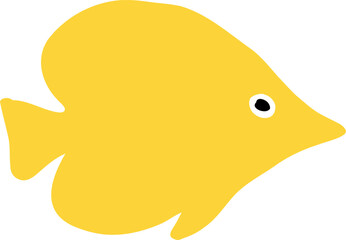 Sea fish for advertising banner design.