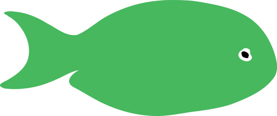 Sea fish for advertising banner design.