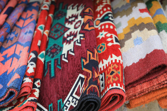alfombra kilim beduina etnica tejida a mano artesan&iacute;a       madaba color jordania  4M0A0489-as23