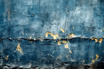 Dark blue vintage wall, exhibiting rough brush strokes and a grainy, uneven surface.