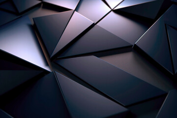 Modern geometric background in dark blue, wallpaper.