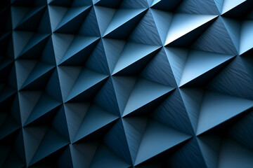 Plakat Modern geometric background in dark blue, wallpaper.