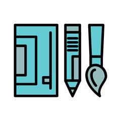 Pencil Case Icon Design