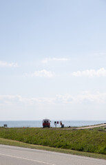 The beautiful Black Houses in Agger in Denmark