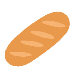 cute bread hand drawn