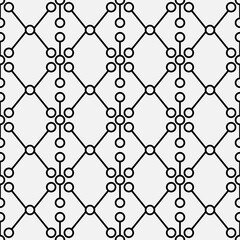 Fototapeta premium Seamless models. Modern stylish texture. Monochrome, simple. Vector.