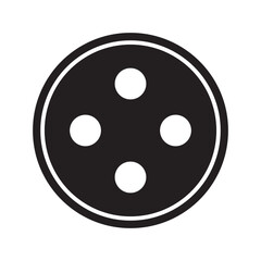 clothing button icon