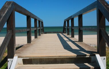 Wejście na plażę © Grzegorz