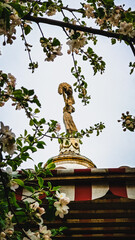 statue of a person in the park