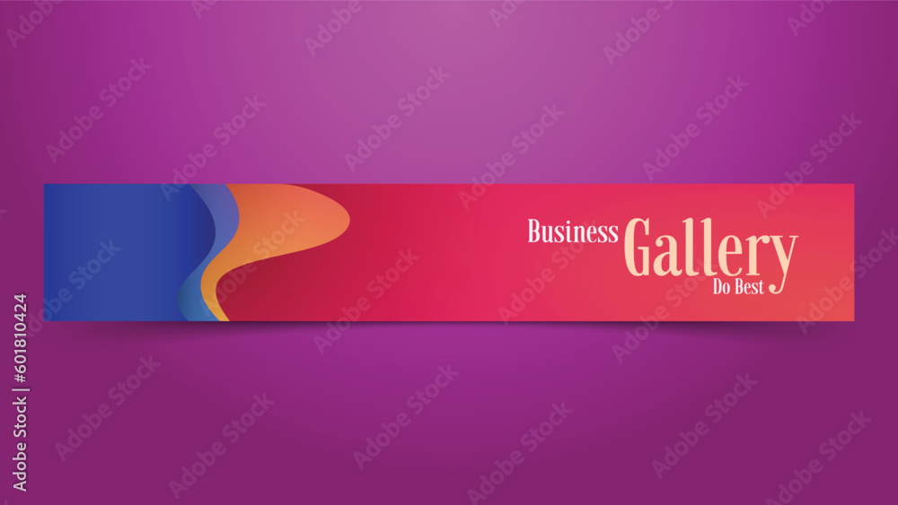 Wall mural linkedin banner for Business