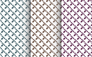 Abstract seamless pattern backgrounds, vector memphis liens and dots texture. Trendy modern organic shape doodle lines pattern with irregular shapes texture