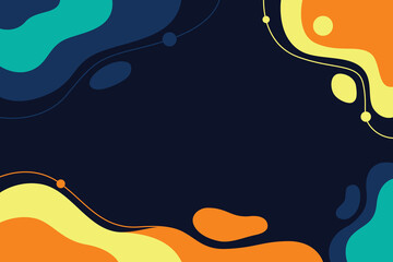 Organic Aesthetic Abstract Background Illustration