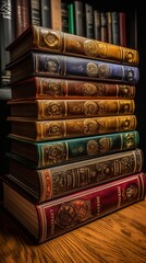 A Pile of Colorful Books