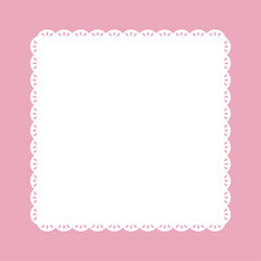 レースのフレーム素材