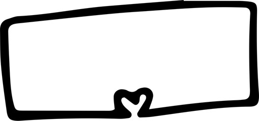 Hand Drawn Rectangle Design Element