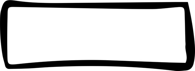Hand Drawn Rectangle Design Element