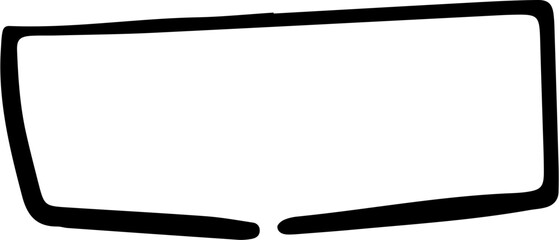 Hand Drawn Rectangle Design Element