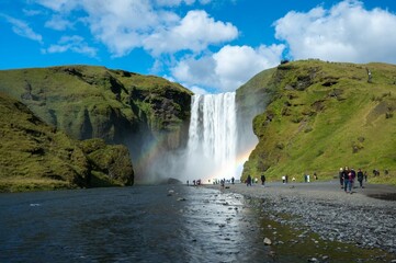 Sk&oacute;gafoss waterfall