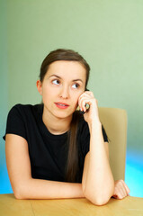 Young woman talking by cell phone