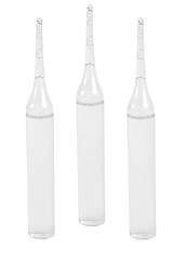 Medical ampoules isolated on white background