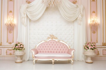 classic and vintage luxury wall backdrop