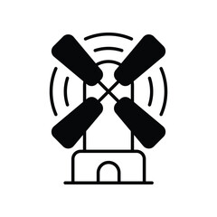 Eco Farming icon vector stock illustration.