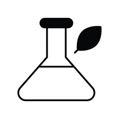 No Harsh Chemicals icon vector stock illustration.