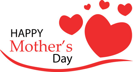 Happy Mothers Day Design illustration