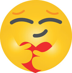 smiley face with a smile and heart