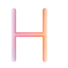 English alphabets, Roman alphabets, ABC letters, pastel letters