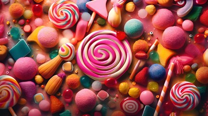 colorful candy background