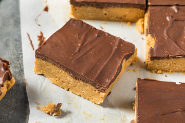 Homemade Chocolate Peanut Butter Bar