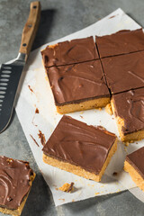 Homemade Chocolate Peanut Butter Bar