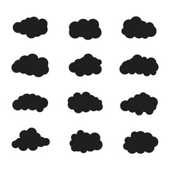 weather icon, clouds vector bundle, Sky Clouds Clipart, black and White clouds eps, Cartoon Clouds bundle, line Art Candy clouds graphics vector, outline rain clouds vector silhouette
