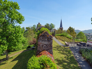Die Stadt Saarburg an der Saar