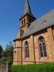 Naklejka premium Die Stadt Saarburg an der Saar