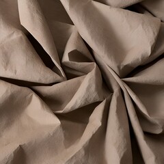 48 Crumpled Paper Texture: A raw and organic background featuring crumpled paper texture in neutral and muted tones that add a tactile and textured feel4, Generative AI