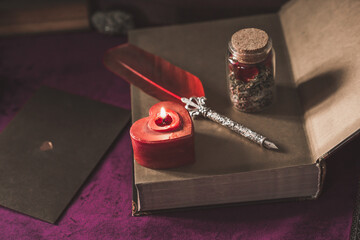 Fortune telling and magic rite for a love, attracting husband, partner or relationship  