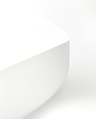 White and gray color tone smooth wavy curvy lines abstract background with copyspace.