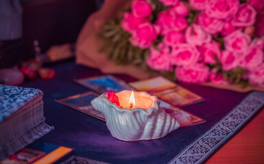 Fortune telling and magic rite for a love, attracting husband, partner or relationship  