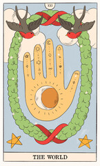 Tarot card magical celestial wall art clipart poster mystical Major arcana