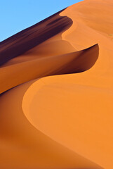 Sand dunes in the Sahara Desert, Morroco