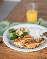 chicken with vegetables