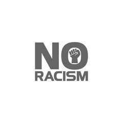 No racism icon isolated on transparent background
