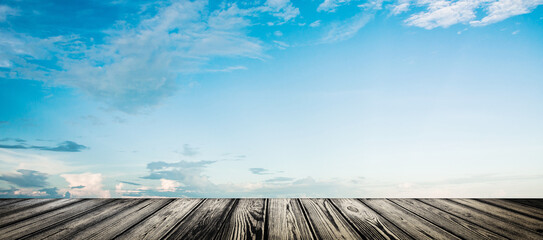 Sky and clouds tropical panorama