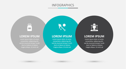 Set Honey dipper stick, Jar of honey and Beekeeper with protect hat. Business infographic template. Vector
