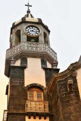 Low angle view of church in La Orotava